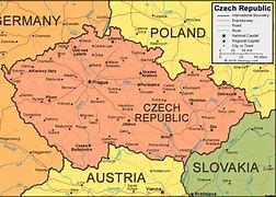 Image result for Prague Czechoslovakia Map