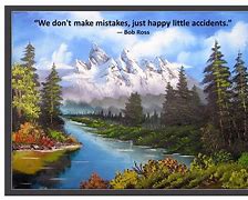 Image result for Bob Ross Happy Accidents Painting