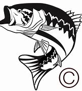 Image result for bass fish silhouette