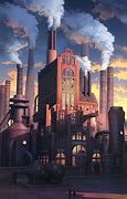 Image result for Factory Exterior Concept Art