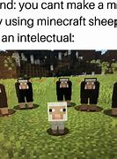 Image result for Minecraft SHEEP Meme