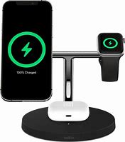 Image result for 3 in 1 Wireless Charger Stand for iPhone
