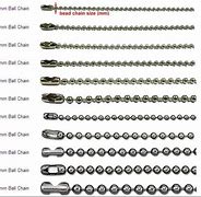 Image result for Ball Chain Dimensions