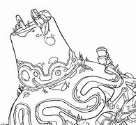 Image result for Guardian Breath of the Wild Coloring Page
