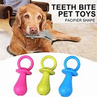 Image result for Rubber Dog Pacifier Toy