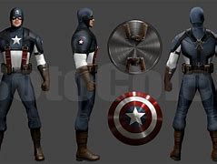 Image result for Captain America 3D Refrence