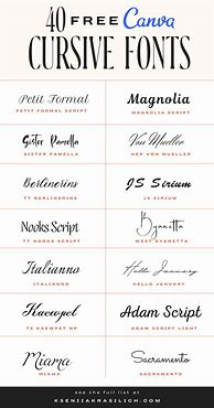 Image result for Canva Handwriting Fonts