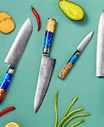 Image result for Damascus Steel 6 Inch Chef Knife