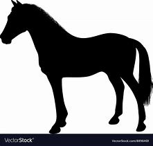 Image result for Standing White Horse Vector