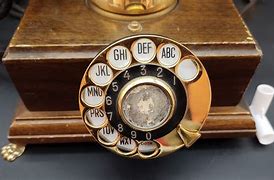 Image result for Wooden Rotary Phone