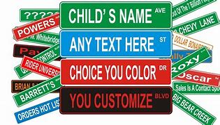 Image result for Make Your Own Street Sign