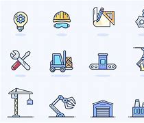 Image result for Factory Icon Blue