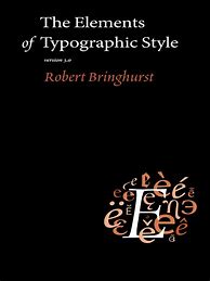 Image result for The Elements of Typographic Style