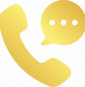 Image result for Gold Phone Icon PNG