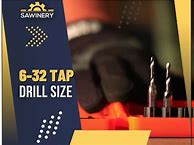 Image result for 6-32 Tap Drill