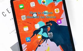 Image result for iPad Is Disabled Connect to iTunes Fix