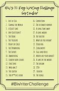 Image result for 30 Day Writing Challenge