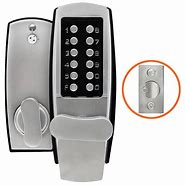 Image result for Push Button Entry Lock