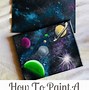 Image result for Galaxy Painting with Planets