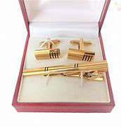Image result for Tie Pin and Cufflink Set