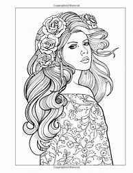 Image result for Beautiful Lady Coloring Pages