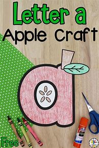 Image result for Letter a Apple Craft