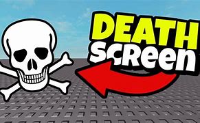 Image result for Roblox Death Screen