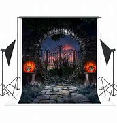 Image result for Halloween Backdrop of Hell