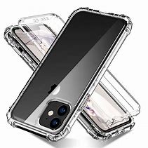 Image result for iPhone 11 White in a Clear Case