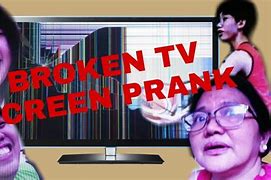 Image result for Broken TV Screen Prank