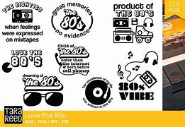 Image result for Back to the 80s SVG