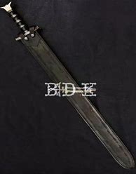 Image result for Black Damacus Steel Sword