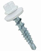 Image result for 1 Inch White Hex Head Screws