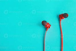 Image result for Red Earphones