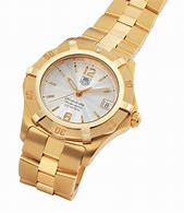 Image result for Tag Heuer Watch Gold Black