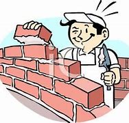 Image result for Building a Brick Wall Clip Art