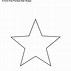 Image result for Blank Star Template