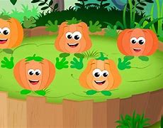 Image result for Five Little Pumpkins