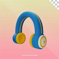 Image result for Blue and Yellow Headphones