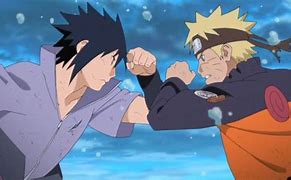 Image result for Naruto Falls vs Sasuke