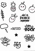 Image result for Black and White iPhone Stickers