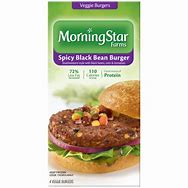 Image result for Morningstar Spicy Black Bean Burger