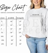 Image result for Gildan 18000 Sweatshirt Size Chart