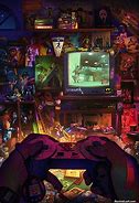 Image result for Retro Gaming Bedroom
