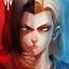 Image result for Android 17 and 18 Art