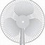 Image result for Black and White Clip Art of Fan