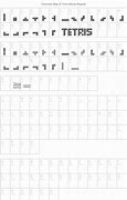 Image result for Tetris Letters