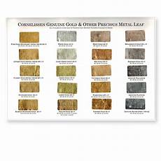 Cornelissen Gold Leaf Colour Chart 80 And 85