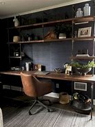 Image result for DIY Home Office Desk and Bookshelf
