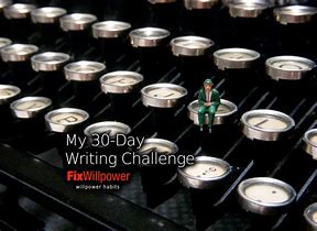 Image result for May 30-Day Writing Challenge